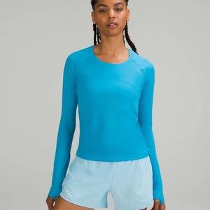 NWT Swiftly Tech Long-Sleeve Shirt 2.0 *Race Length sz 10 Turquoise Tide